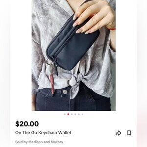 On The Go Keychain Wallet